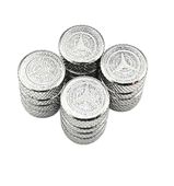 MERCEDES nakrętki na wentyle ALUMINIOWE kapturki 4szt. SREBRNE