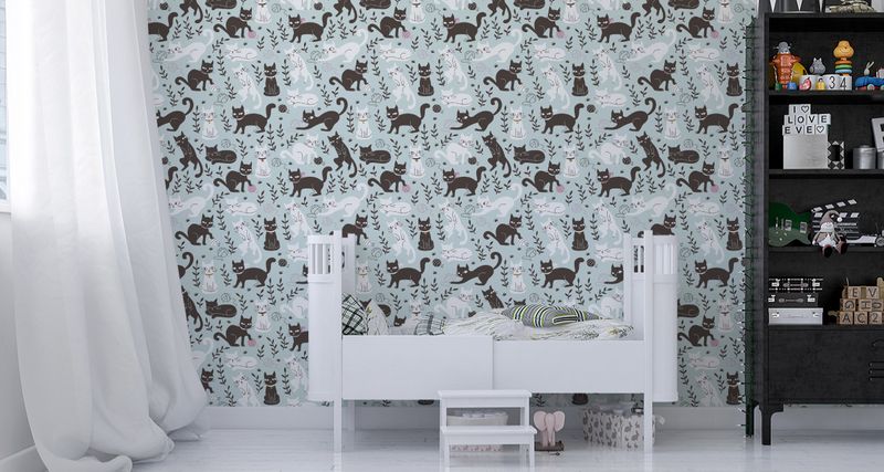 Tapeta Dla Dzieci - Urocze Kotki zdjęcie 2