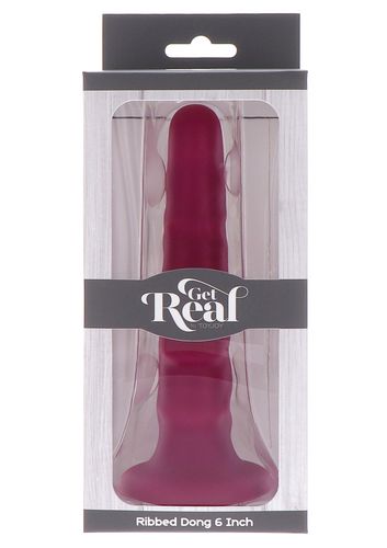 ribbed dong 6 inch red na Arena.pl