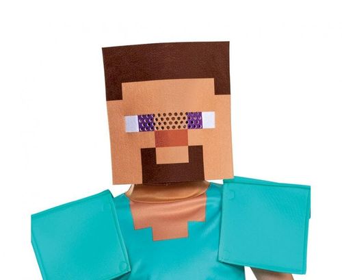 Strój przebranie Steve Minecraft , rozm. M (7-8 lat) na Arena.pl