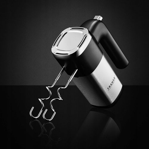 Mikser ręczny 5 biegów tryb TURBO Zestaw 4 mieszadła Organizer TRANSA 900W na Arena.pl