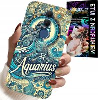 ETUI DO HUAWEI MATE 20 LITE - ZNAK ZODIAKU, WODNIK, ASTRONOMIA PLECKI