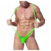 BORAT strój kąpielowy MANKINI stringi męskie majtki kąpielówki BORATA