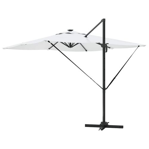 Parasol plażowy piaskowy 286 x 285 x 270 cm Aluminium na Arena.pl