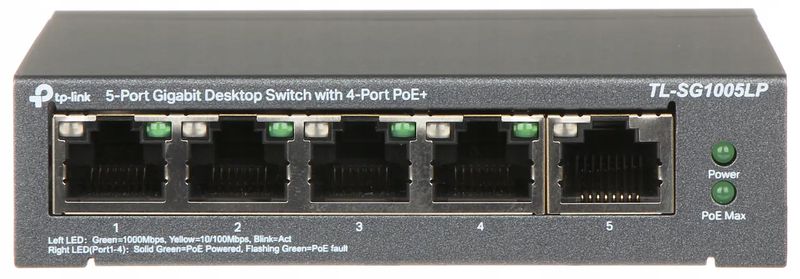 Switch TP-LINK TL-SG1005LP zdjęcie 5