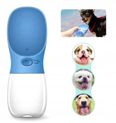 PRZENOŚNA BUTELKA MISKA NA WODĘ TURYSTYCZNA POIDŁO DLA PSA KOTA na Arena.pl