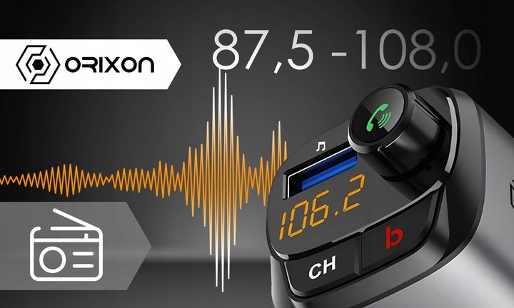TRANSMITER SAMOCHODOWY BLUETOOTH FM 2X USB TRANSMITER WIELOFUNKCYJNY zdjęcie 4