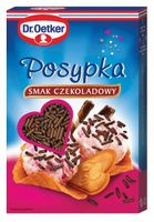 Dr.Oetker POSYPKA CUKROWA CZEKOLADOWA smak CZEKOLADOWY do ciast deserów 80g