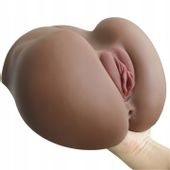 MASTURBATOR męski podwójny POCHWA i TYŁEK sex doll LALKA TUŁÓW MULATKA