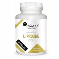 Aliness L-Proline KOLAGEN 100 kapsułek Regeneracja Skóra Stawy Nawilżenie