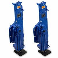 18384 Zestaw niebieskich podnośników korbowcych udźwig łączny 20 ton