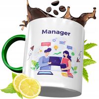 Kubek Zielony Dla Managera Na Urodziny Prezent Z Nadrukiem Ze Zdjęciem