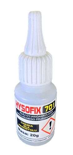 Klej Cyjanoakrylowy HYSOFIX 701 - 20g na Arena.pl