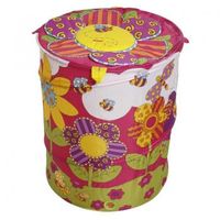 SASSY S-215 Kosz na zabawki w kwiatki (okragly)