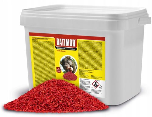 RATIMOR Trutka na myszy i szczury zbożowa Zatrute ziarno Bromadiolon na Arena.pl