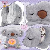 SZUMIĄCY KOALA MIŚ ODDYCHAJĄCA PRZYTULANKA MASKOTKA SZUMIĄCA USPOKAJACZ