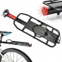 Aluminiowy Bagażnik Rowerowy na Sztycę do 9kg Uniwersalny 35,5x14,5 cm