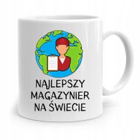 Kubek Prezent Dla Magazyniera Najlepszy Na Świecie Z Nadrukiem Ze Zdjęciem