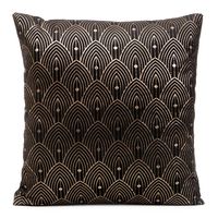 Poszewka dekoracyjna AGNES 40x40 Design91 czarno/złota