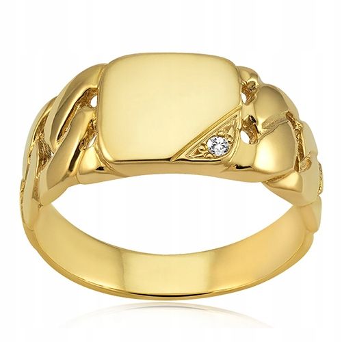 SYGNET ZŁOTY Z BRYLANTEM SUPER CENA 333 8K R21 na Arena.pl