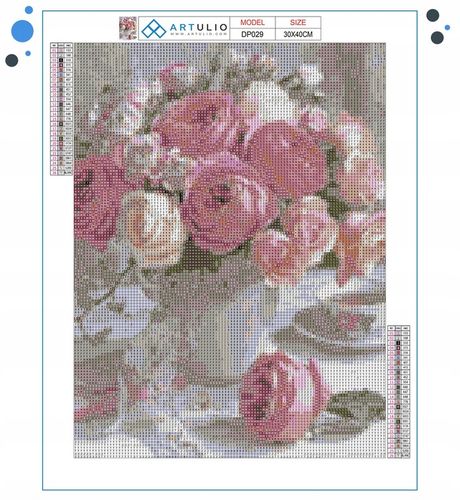 HAFT DIAMENTOWY DIAMOND PAINTING MOZAIKA DIAMENTOWA ZESTAW 5D + AKCESORIA na Arena.pl