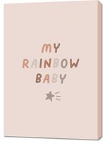 Obraz 70x100cm Wzory dla Dzieci, Dziewczynki Do Pokoju - Rainbow