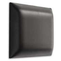 Panel Ścienny Tapicerowany Grafitowy EKO SKÓRA 3D 30cm x 30cm