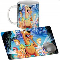 ZESTAW KUBEK + PODKŁADKA - SCOOBY DOO PIES - PREZENT WIELE WZORÓW + IMIĘ