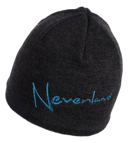 Czapka NEVERLAND NOTE czarno-niebieska MerinoWool na Arena.pl