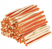 HILTON miękkie Paski z KURCZAKA i Ryby kurczak mięso 85% przysmak psa 500g