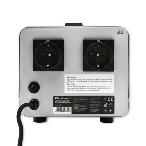 QOLTEC AUTOMATYCZNY STABILIZATOR NAPIĘCIA AVR 2000 zdjęcie 4