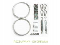 ŻAGIEL ROZSUWANY ZESTAW DO DREWNA Z 2 LINKAMI