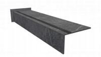 Płytki schodowe z żyłką stopnice SZARY GRAFIT 120x30 - podstopień+cokół