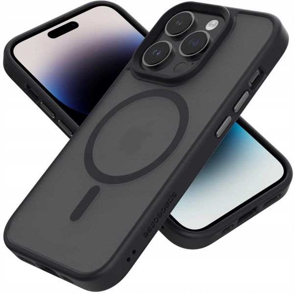 Spacecase Hybrid Mag Iphone 14 Pro Black zdjęcie 3