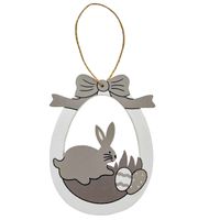 ZAWIESZKA WIELKANOCNA STROIK WISZĄCY KRÓLIK WIELKANOCNY 20cm
