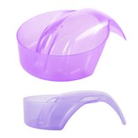 Miseczka do rąk manicure przeźroczysta fioletowa