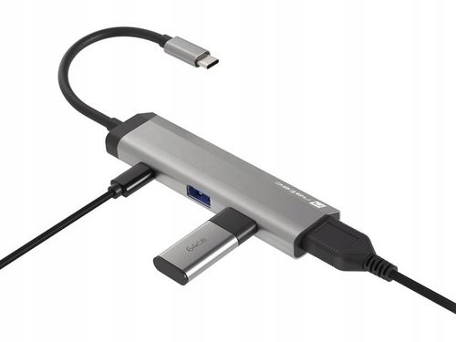 Hub USB Natec Fowler Slim USB-C - 2xUSB / HDMI na Arena.pl