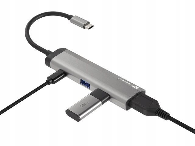 Hub USB Natec Fowler Slim USB-C - 2xUSB / HDMI zdjęcie 2