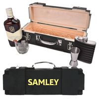 PREZENT DLA BUDOWLAŃCA  – Masywna skrzynka na alkohol z akcesoriami PREMIUM