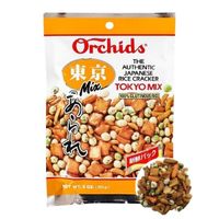 Tokyo mix japońska przekąska mieszanka krakersów ryżowych bezglutenowych gluten free Orchids 85g