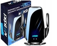 SAMOCHODOWY UCHWYT Z ŁADOWANIEM INDUKCYJNYM BEZPRZEWODOWE ŁADOWANIE