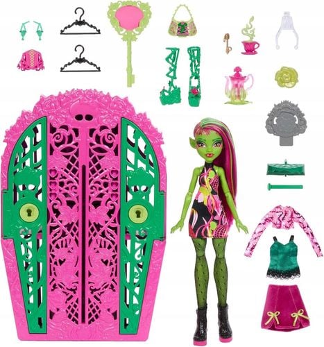 Monster High Straszysekrety Lalka Venus McFlytrap + akcesoria HYT75 MATTEL na Arena.pl