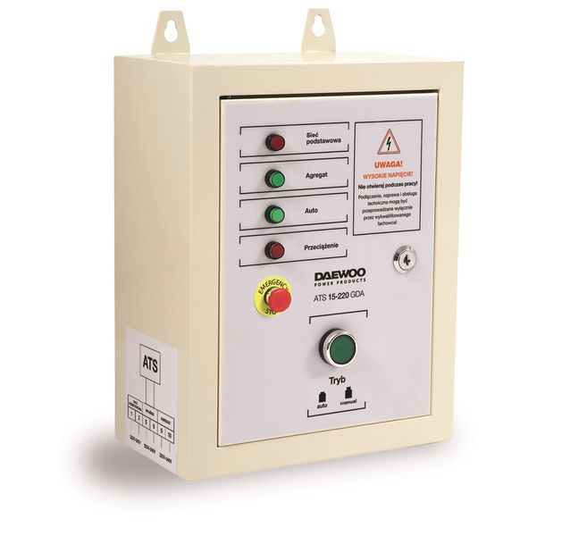 DAEWOO ATS 15-220GDA MODUŁ AUTOMATYKI SZR AUTOMATYKA DO AGREGATÓW - OFICJALNY DYSTRYBUTOR - AUTORYZOWANY DEALER DAEWOO zdjęcie 1
