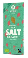 Czekolada Mleczna ZE SŁonym Karmelem Fair Trade BIO 100 g - Oxfam