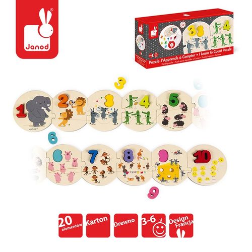 Puzzle Uczę się liczyć, Janod na Arena.pl