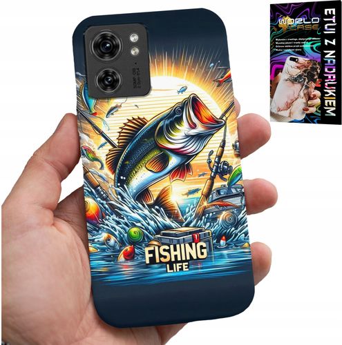 ETUI DO MOTOROLA EDGE 40 - WZORY DLA WĘDKARZA, RYBY, DORSZ, ŁOSOŚ na Arena.pl