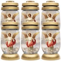 Znicze Bolsius 3S 17 Anioł złoty wkłady 36h 1,5 dnia 6 sztuk