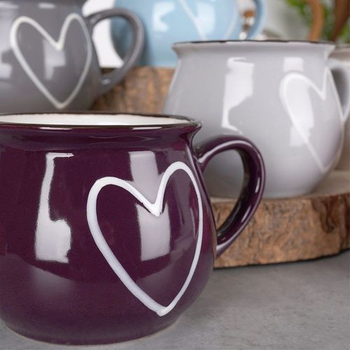 Kubki ceramiczne 320 ml 6 szt. na Arena.pl