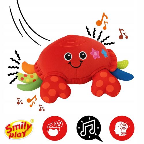 Krab do raczkowania dla dzieci czerwony wibruje wydaje dźwięki interaktywny na Arena.pl