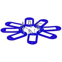 ZAWIESZKA DO KLUCZY LEVIATAN 10SZT NIEBIESKA